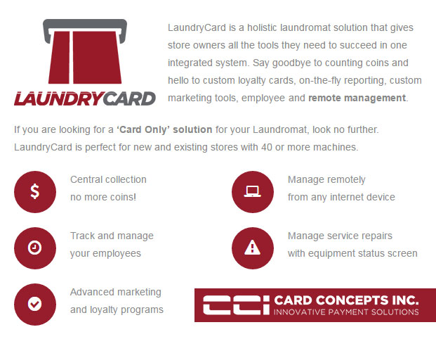 LaundryCard Info Panel